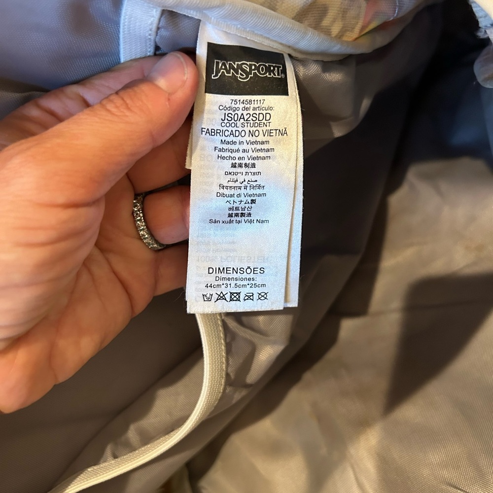 Jansport Backpack Cool Student XL Floral - Picture 7 of 11